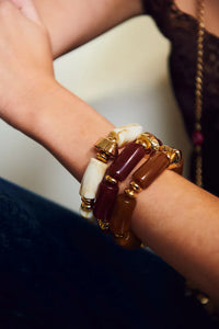 Luna Beads Armband - Camel
