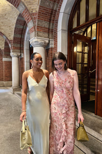 Zella Chiffon Jurk - Roze