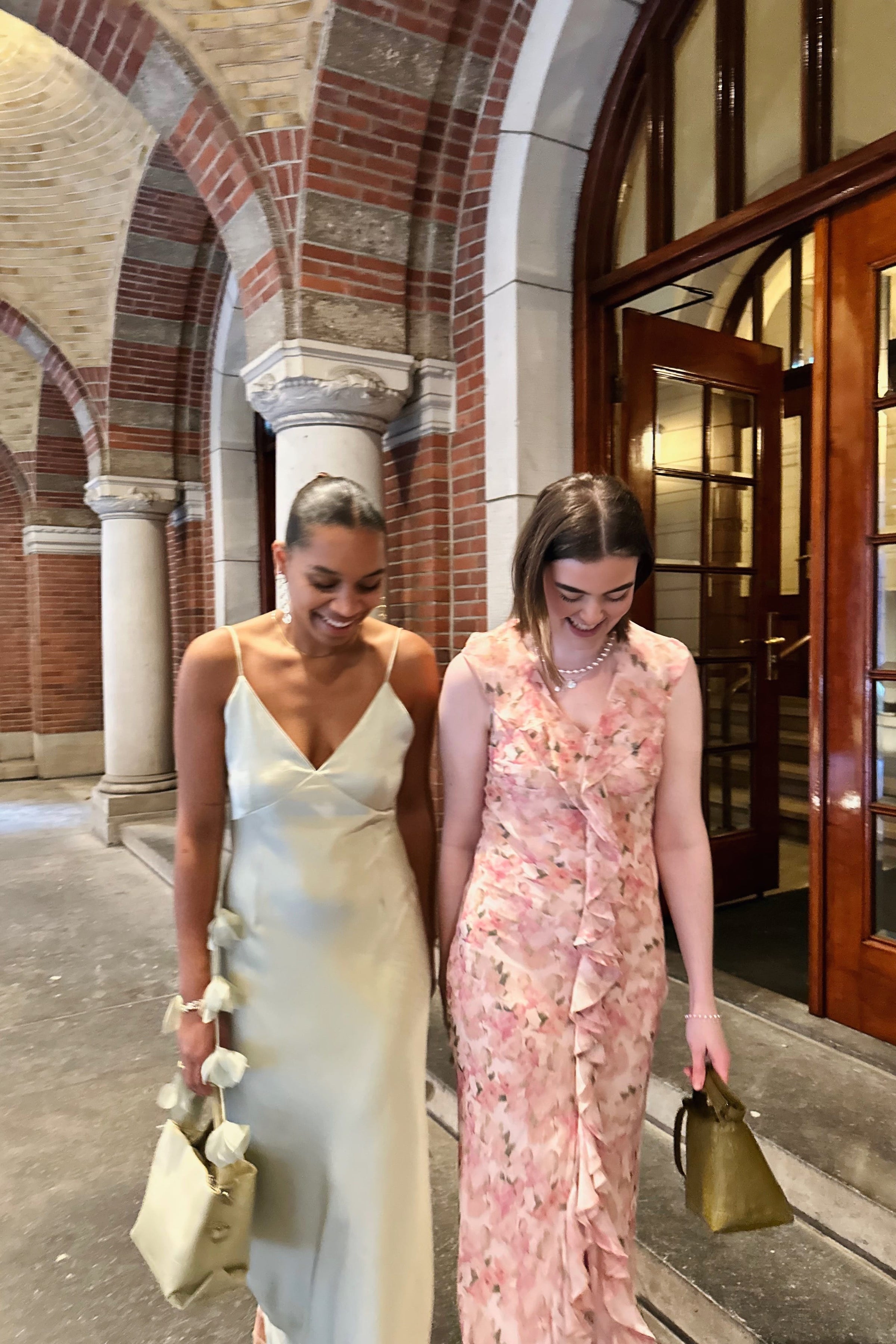 Colly Heavy Satijnen Jurk - Mint Groen