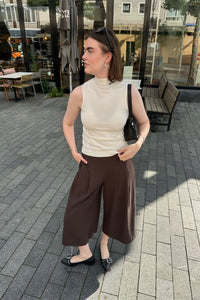 MSCHMaryla Henrika Culotte Pants - Donker Bruin