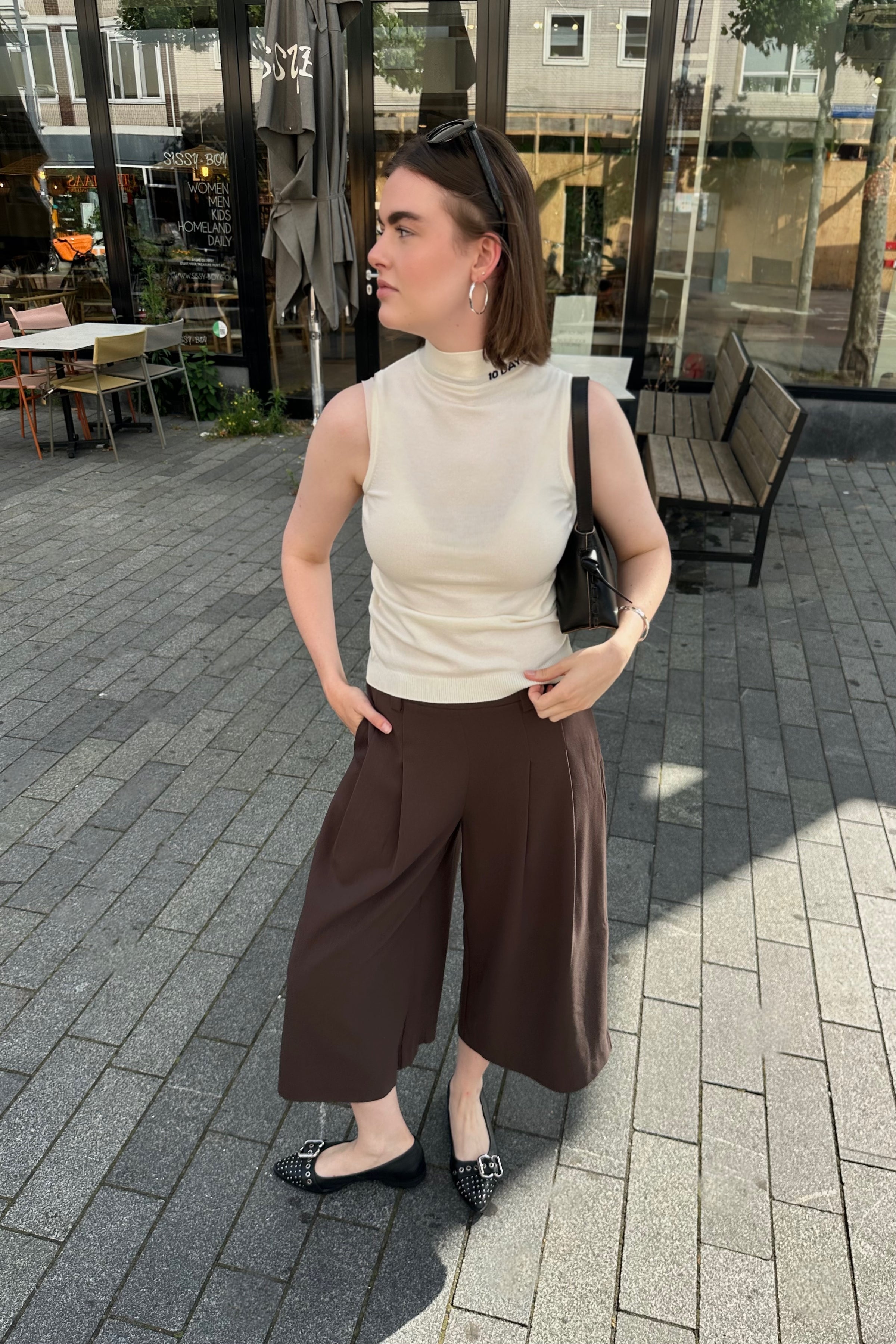 MSCHMaryla Henrika Culotte Pants - Donker Bruin