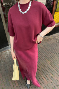 SLWOversized Tenny T-shirt - Bordeaux