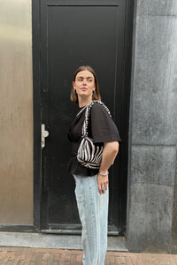 Barrel Front Pocket Tall Jeans - Bleached Denim