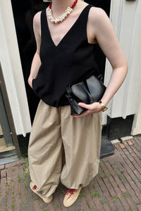 Zoja Peplum Top - Zwart