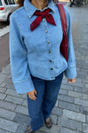 Rosa Denim Blouse - Blauw