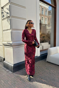 Kameyella Jurk - Bordeaux