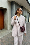 Arwen Wollen Blazer - Roze