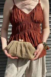 Saint Tropez Clutch - Beige