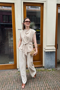 Lunet Crepe Pantalon - Ivory