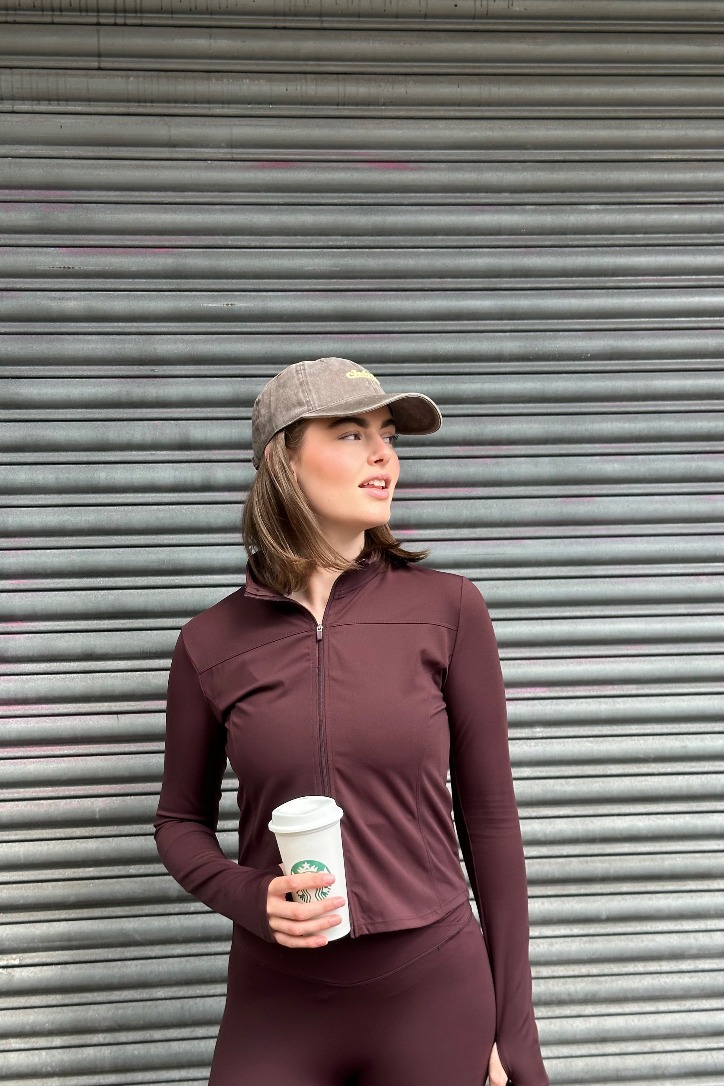 Nolana Zip Shirt - Bordeaux