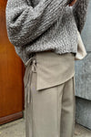 Deani Fold Pantalon - Taupe