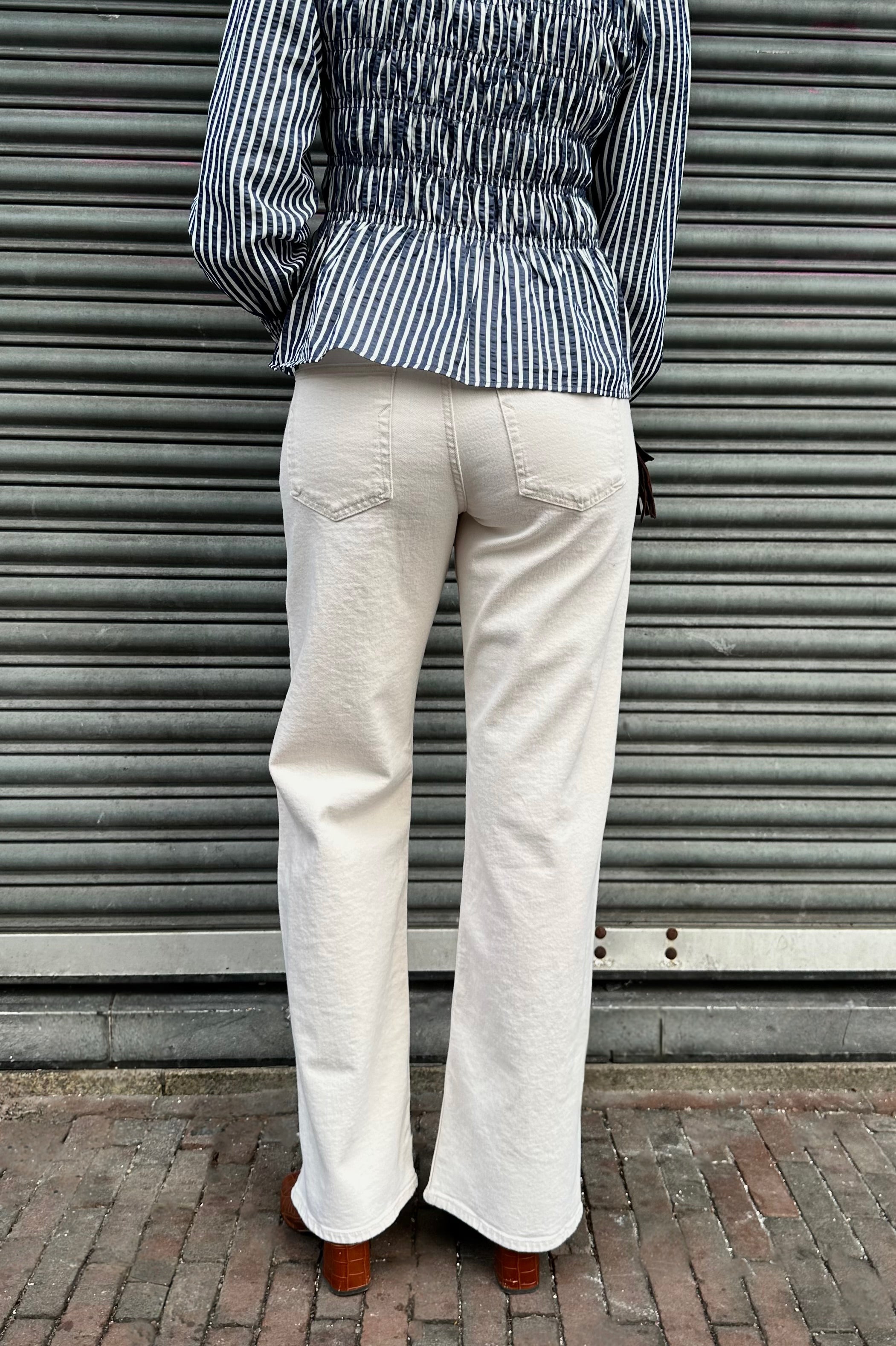 SLWWide Bea Jeans - Ecru