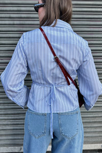 Clarida Gestreepte Blouse - Blauw