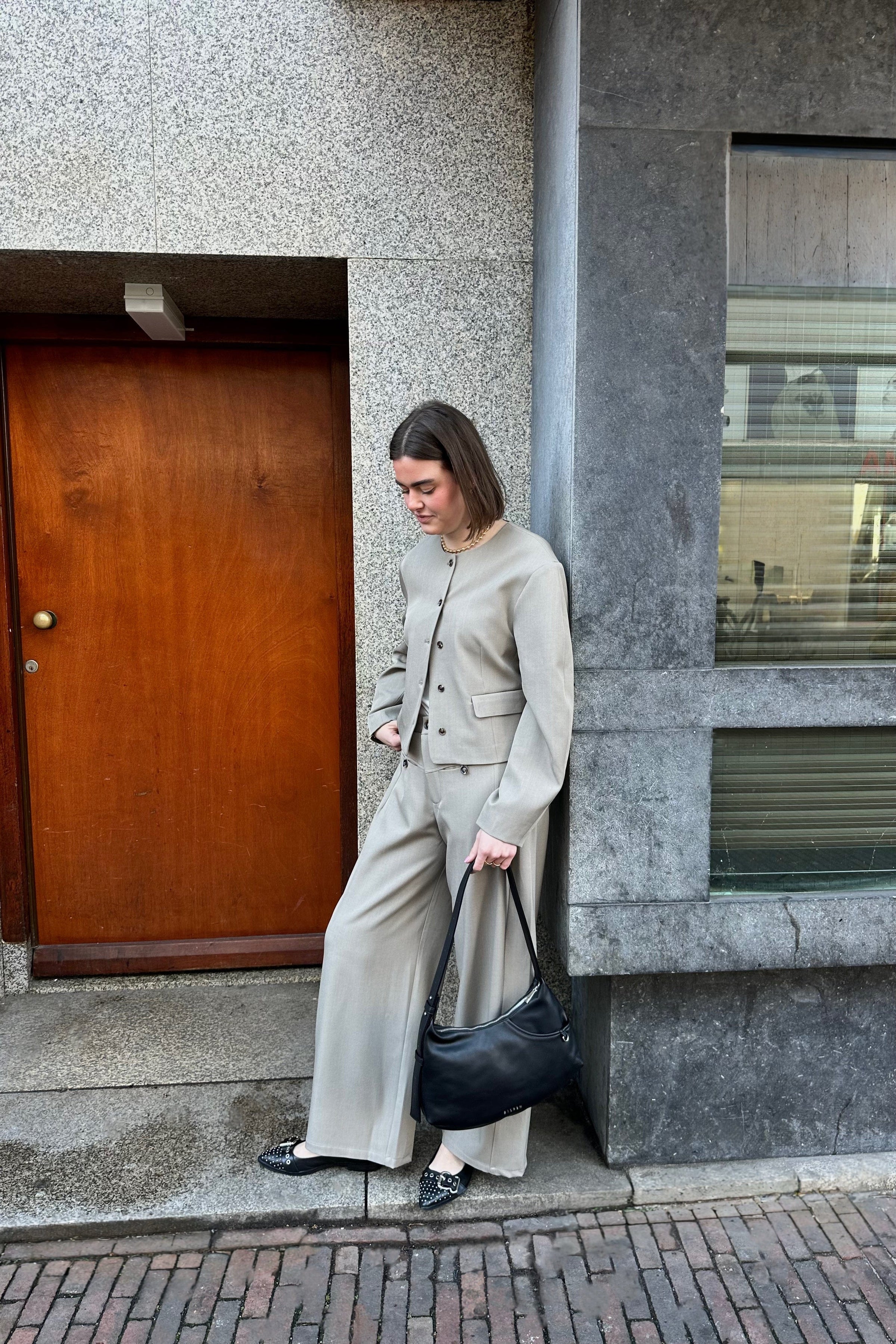 Massie Pantalon - Grijs