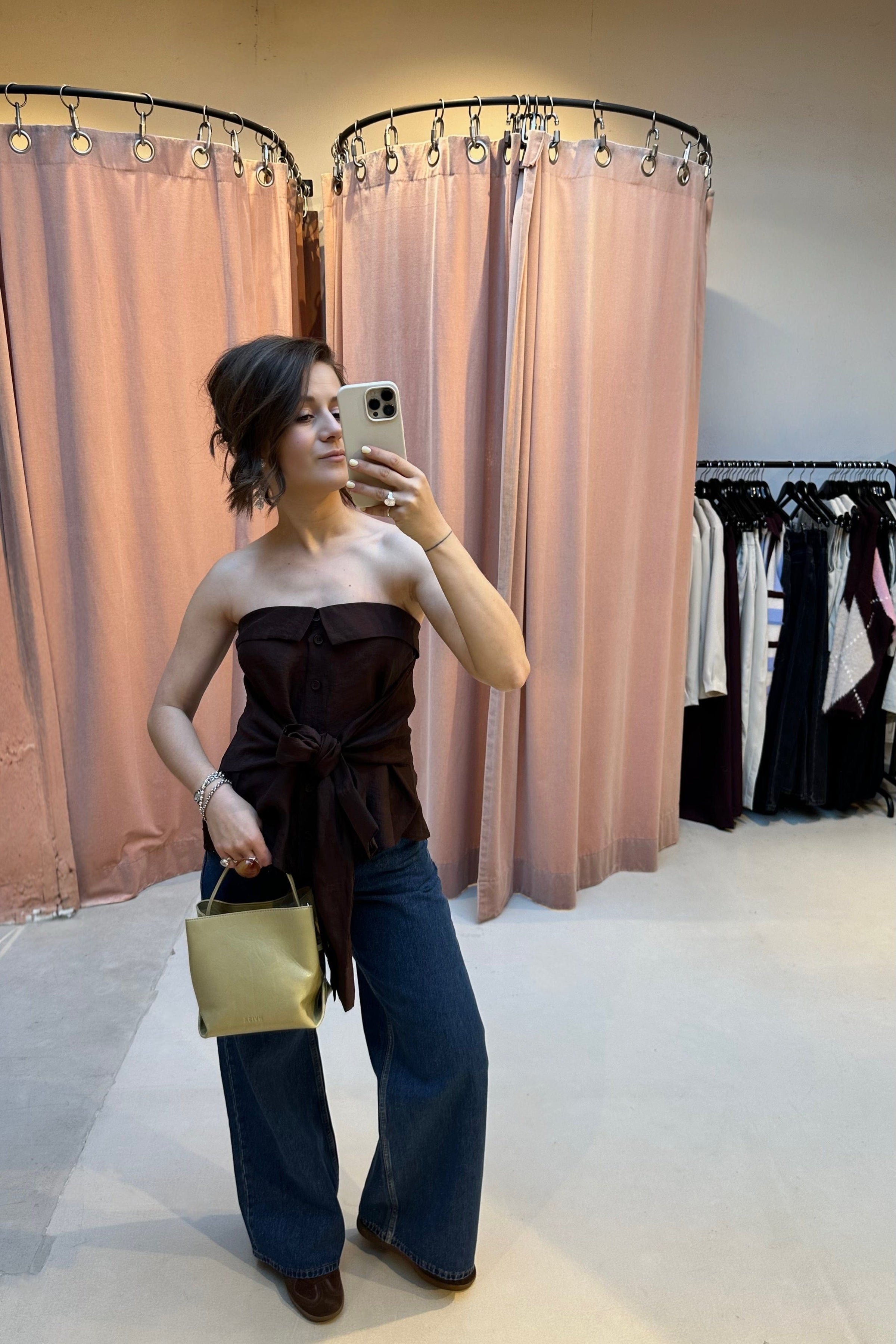 Didi Off Shoulder Top - Bruin
