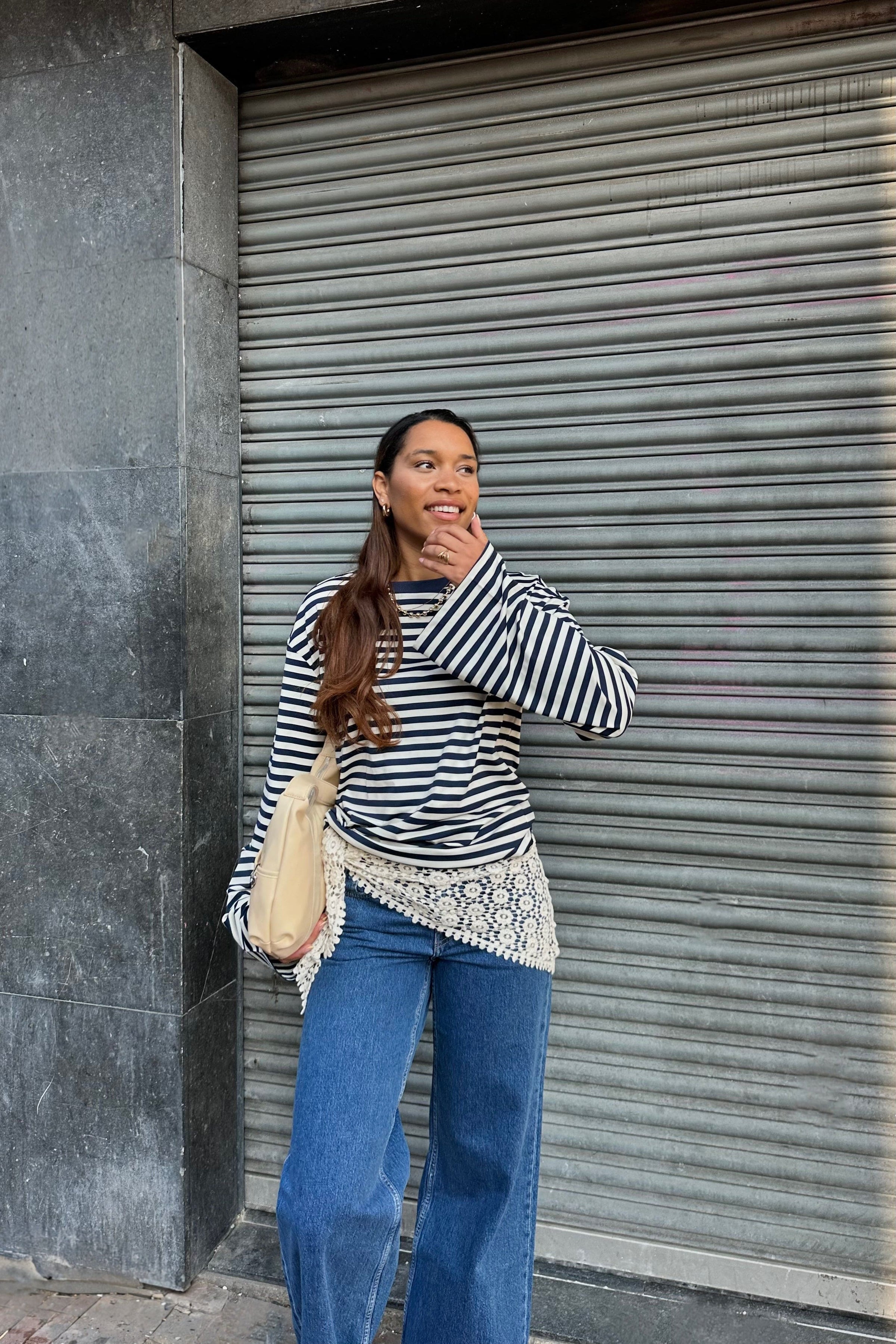 Tilly Lange Mouwen Shirt - Donkerblauw