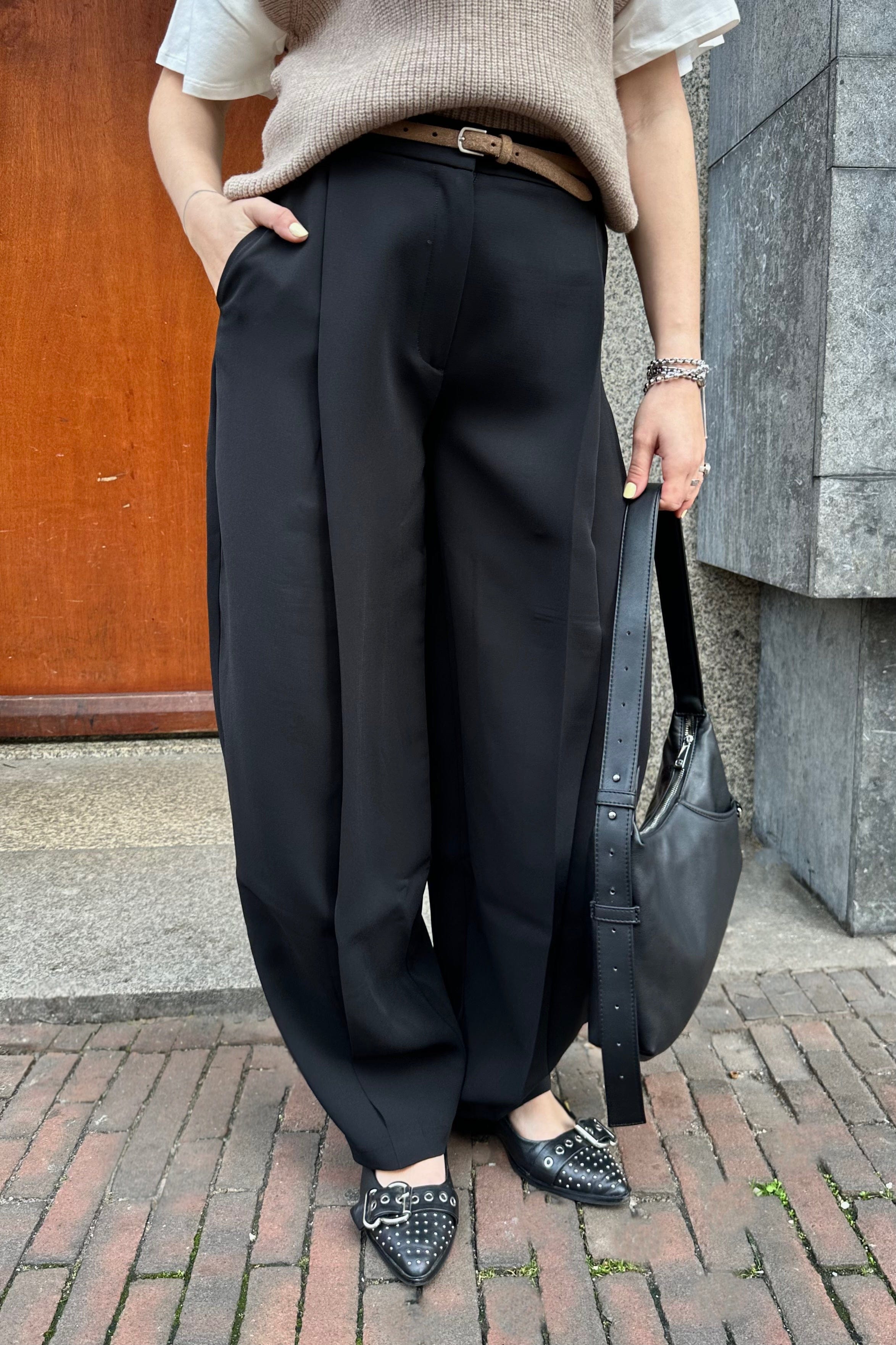 Tilda Pantalon - Zwart