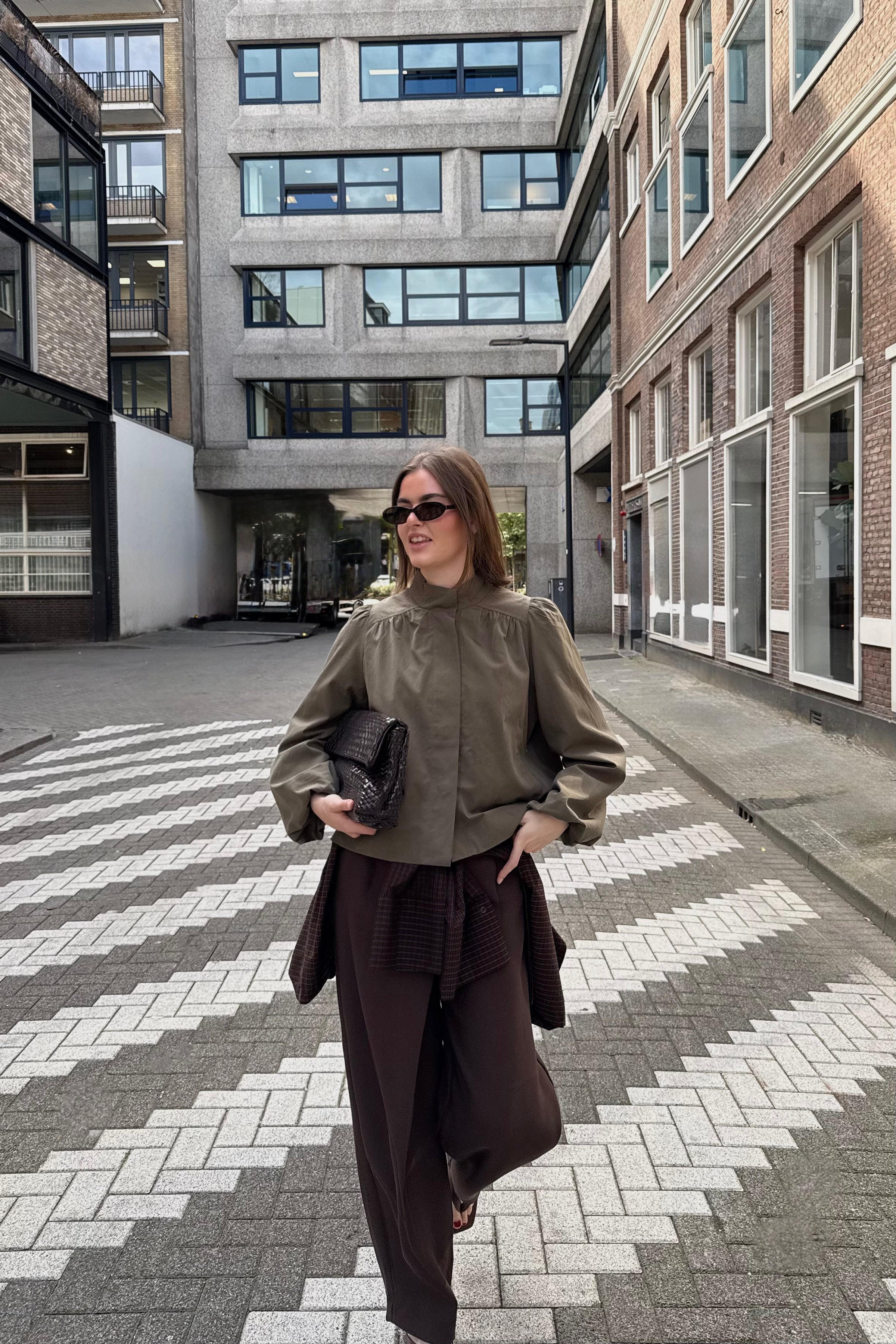 Tirsa Twill Jacket - Groen