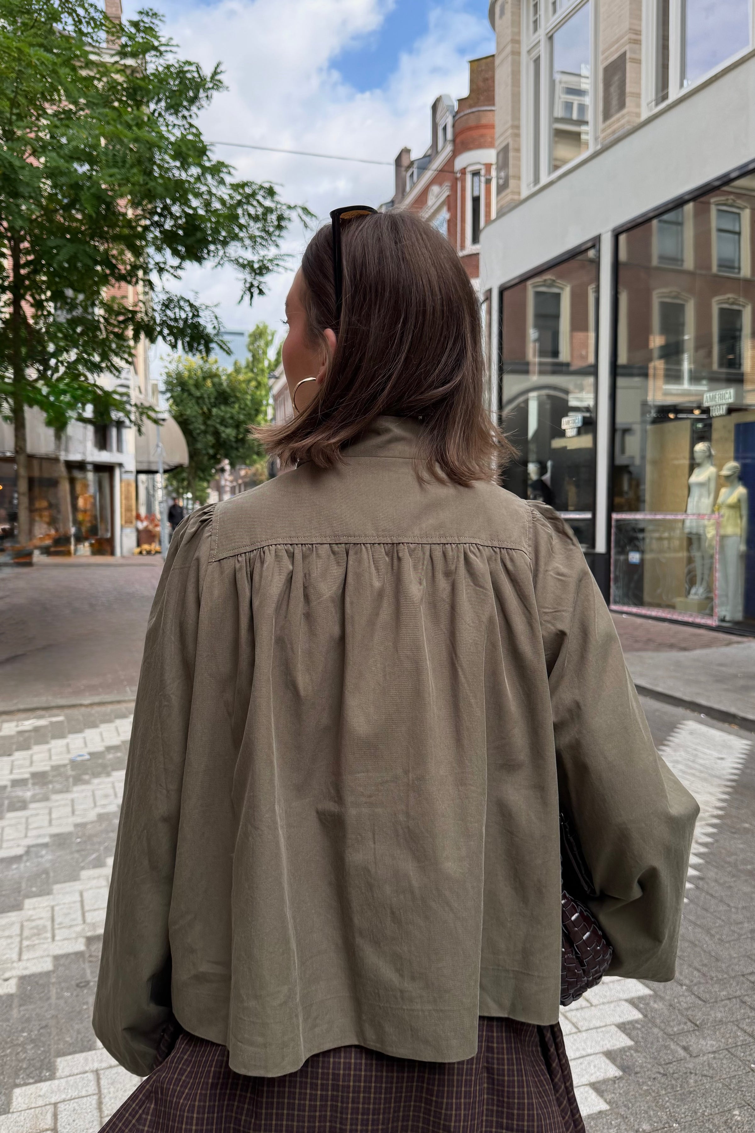Tirsa Twill Jacket - Groen