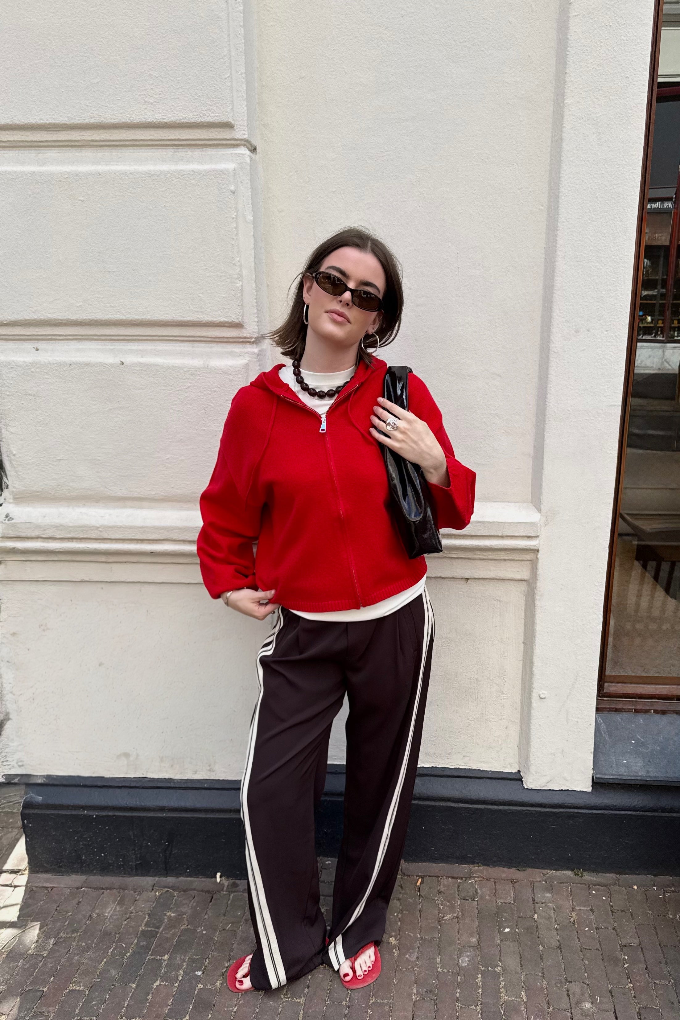 AliniCC Pantalon - Donker Bruin