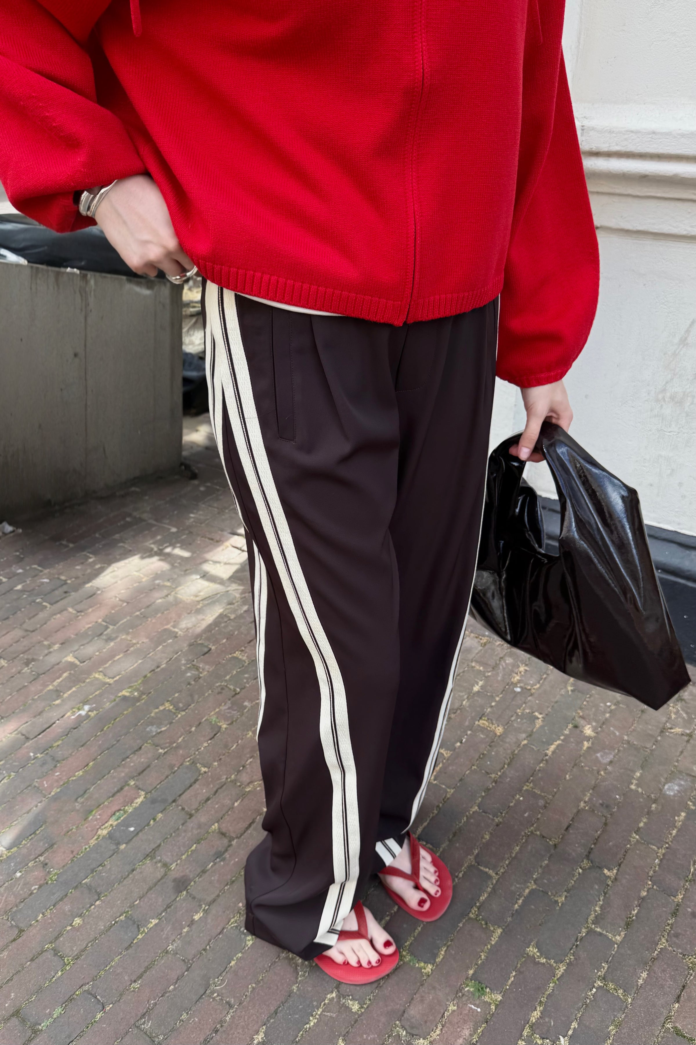 AliniCC Pantalon - Donker Bruin