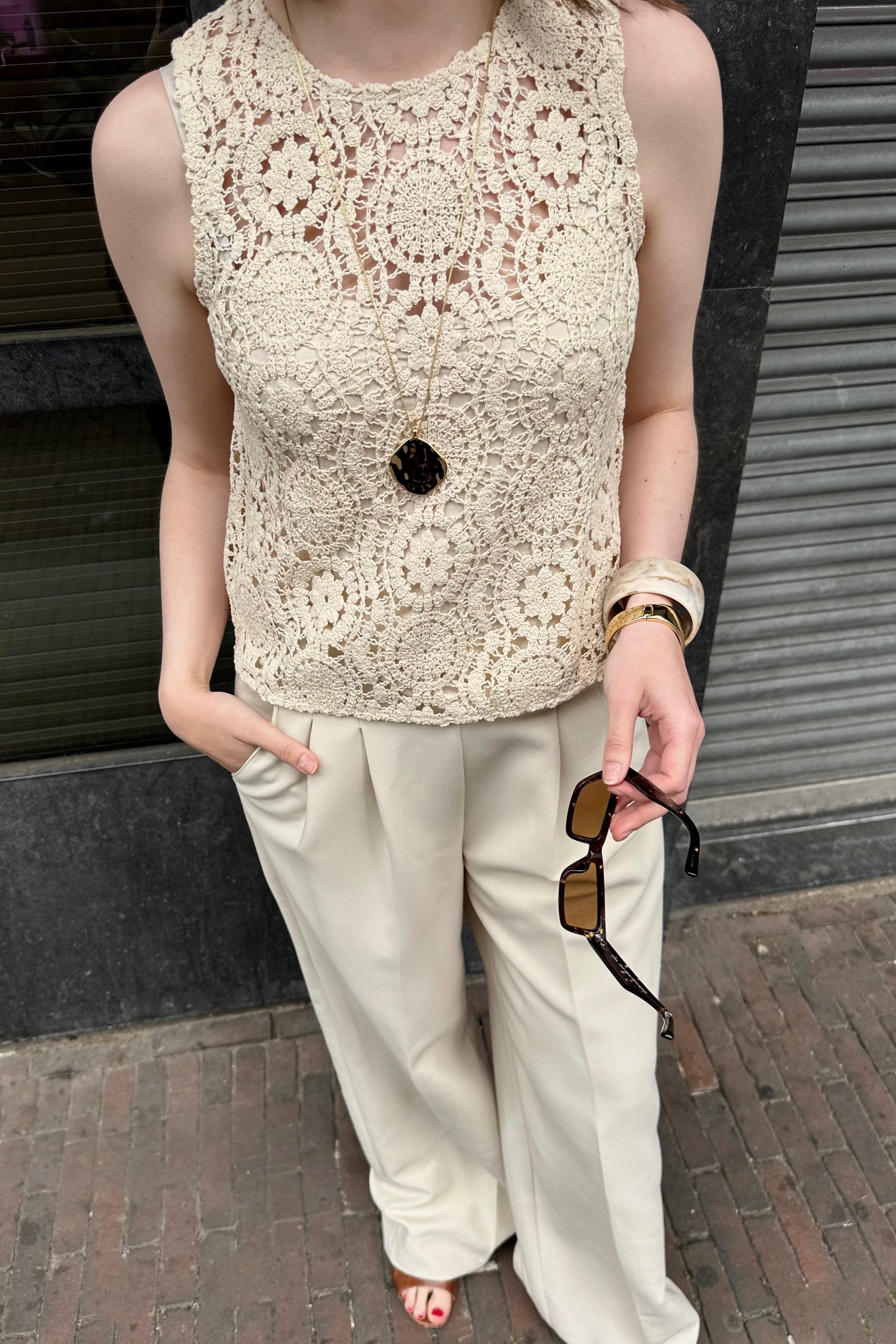 MSCHBaxter Top - Beige