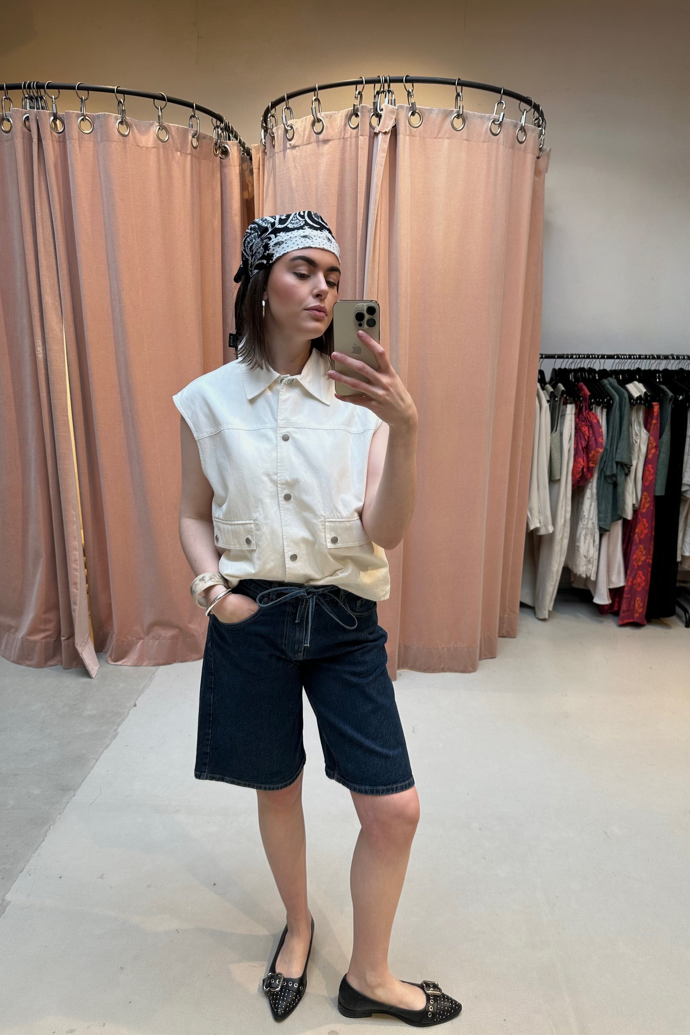 MSCHJosilyn Gilet - White