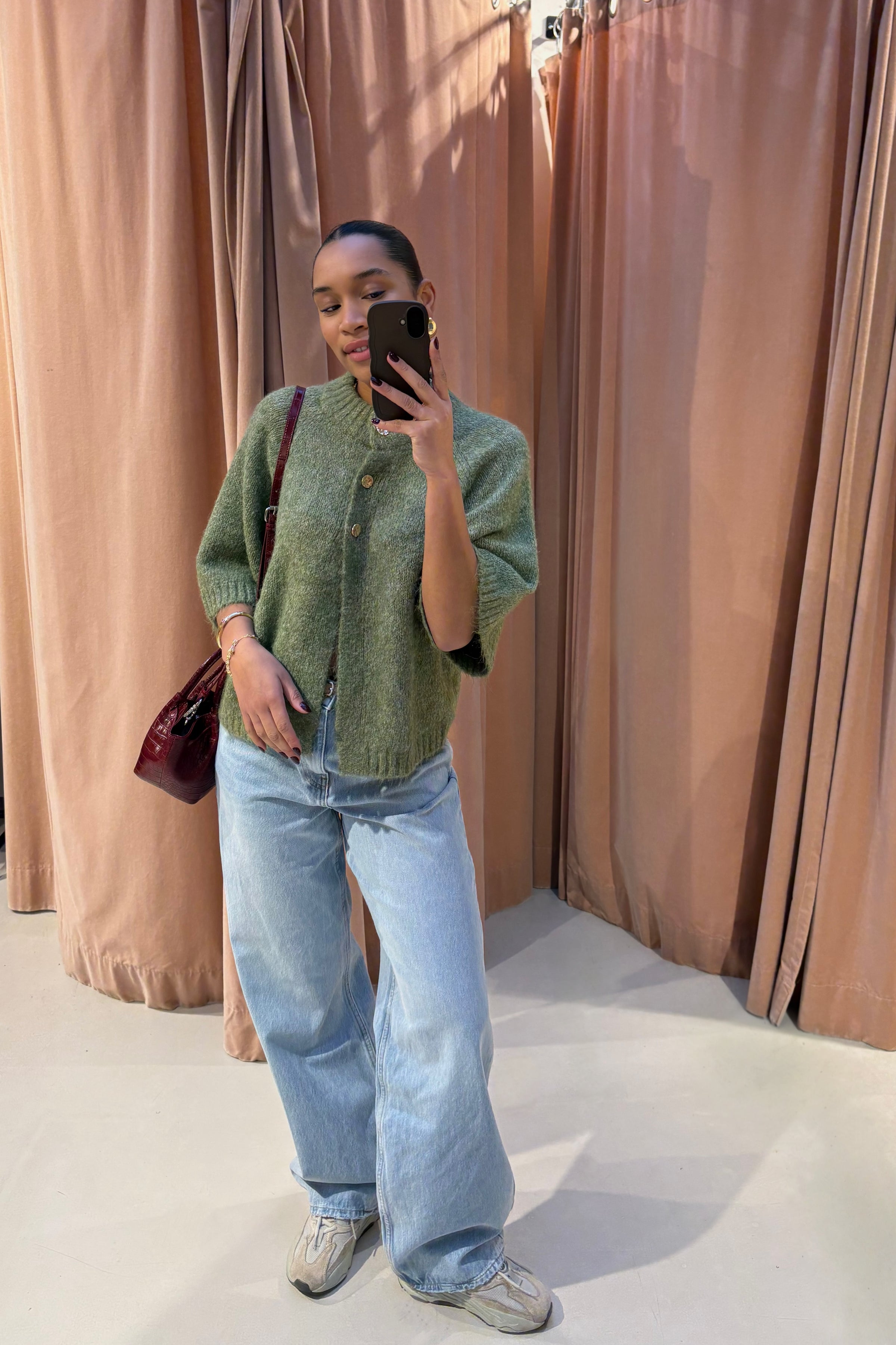 Benuta Fluffy Vest - Licht Groen