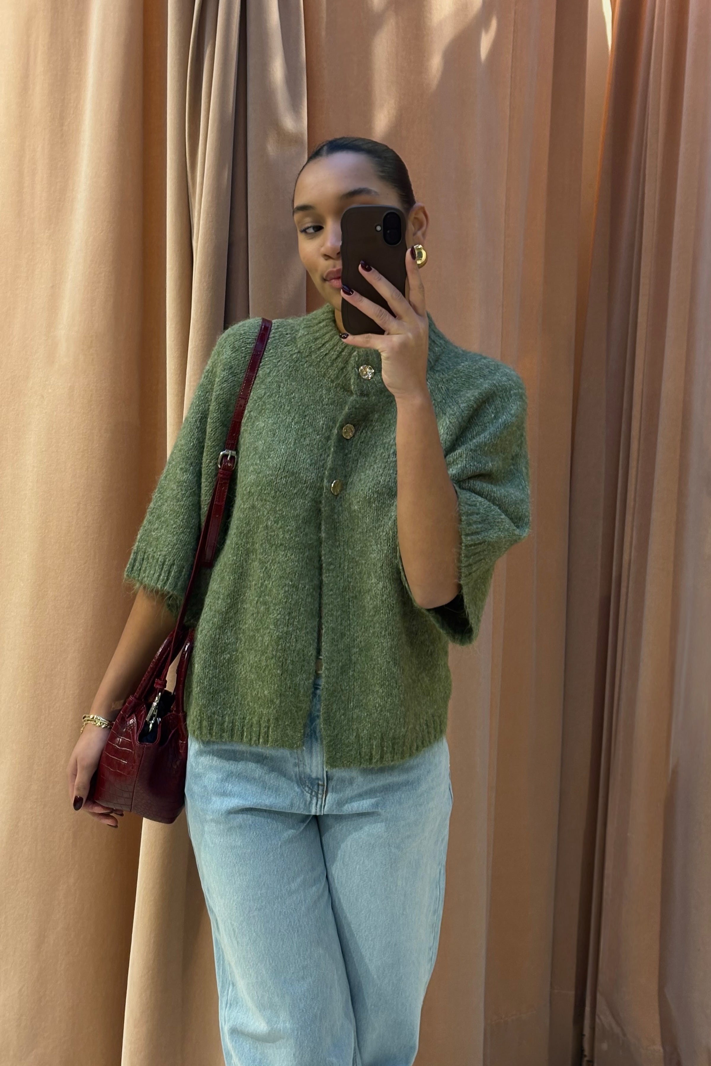 Benuta Fluffy Vest - Licht Groen