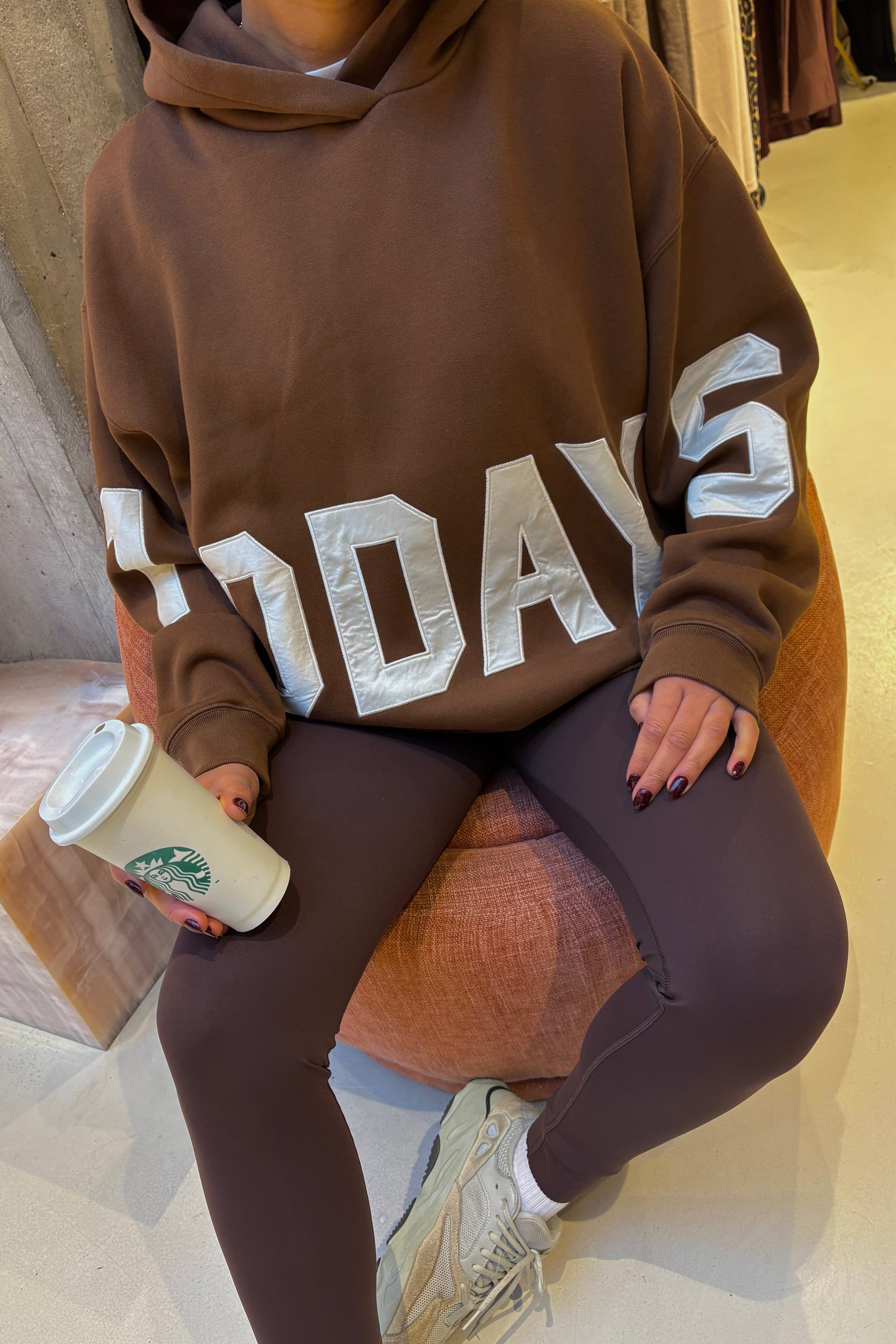 Statement Hoodie - Dark Truffle