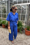 SLFLyra Wide Pants - Blauw