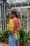 Macey Blouse - Roze/Geel