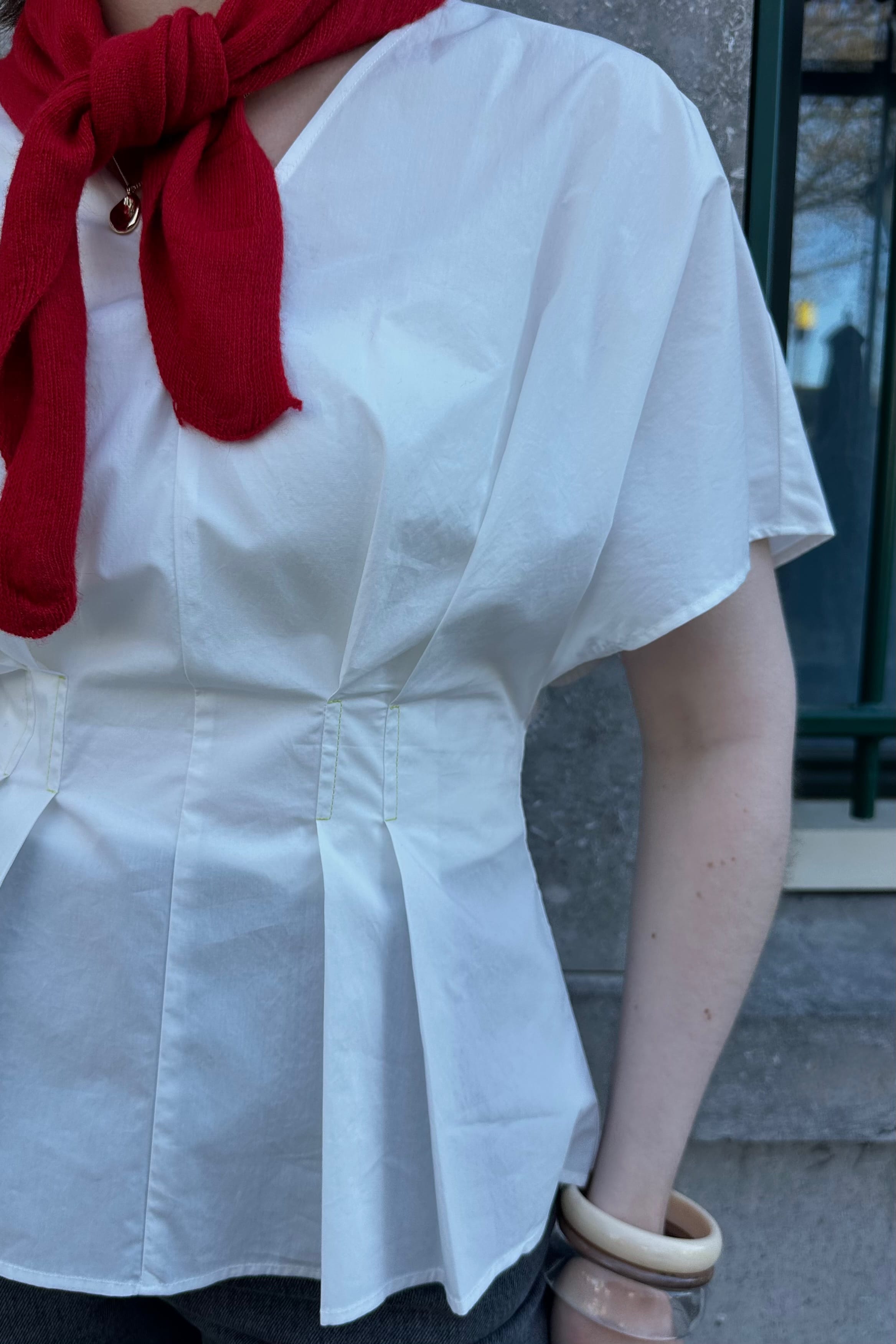 Steady Blouse - Wit