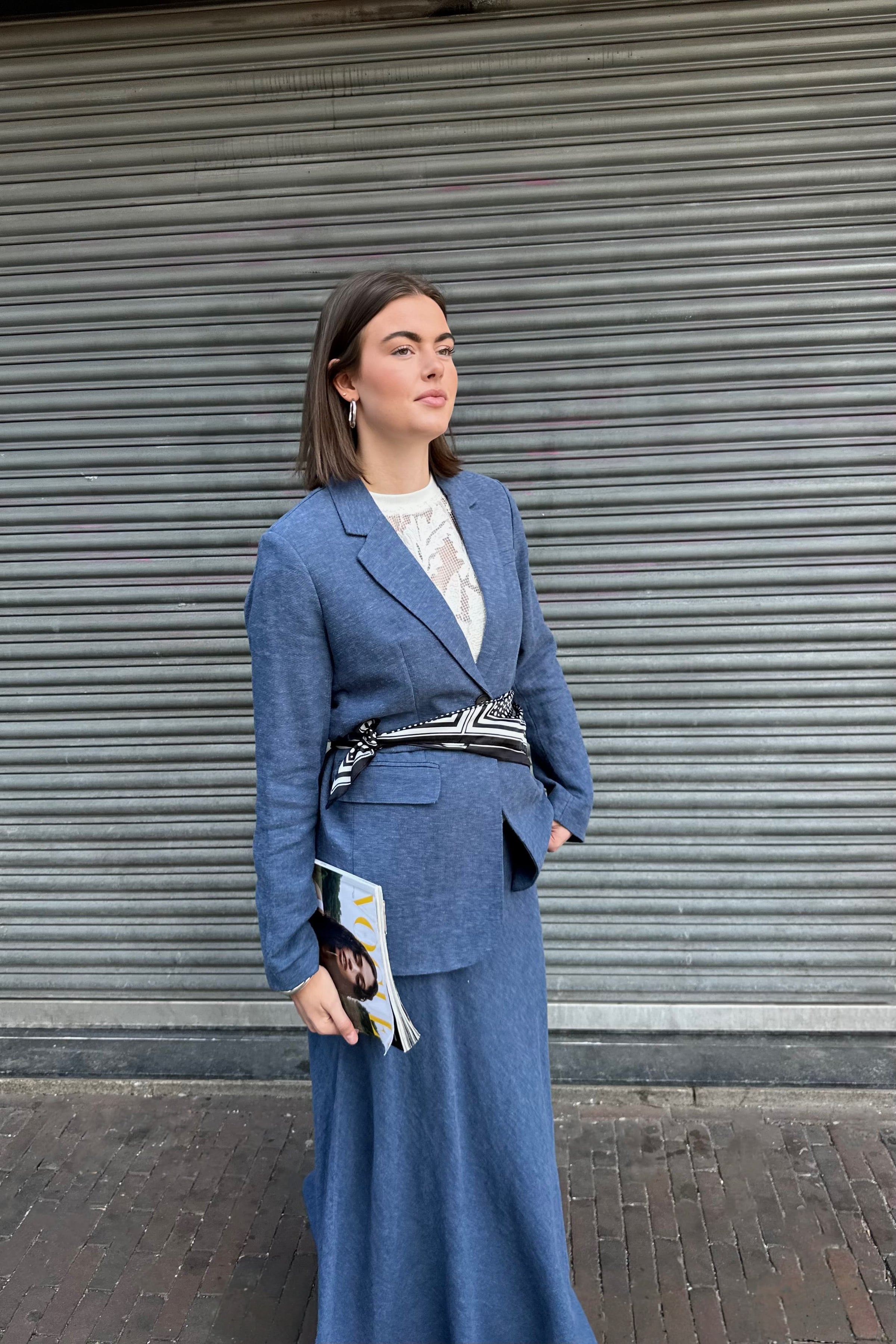 MSCHViana Ginia Rok - Blauw