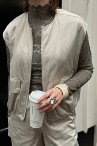 Liza Kanten Top - Groen