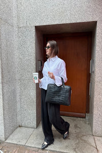 Rosa Oxford Blouse - Wit