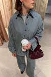 Mayra Blouse - Blauw