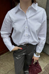 Cuff Balloon Blouse - Wit