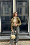 Katie Suede Jas - Groen
