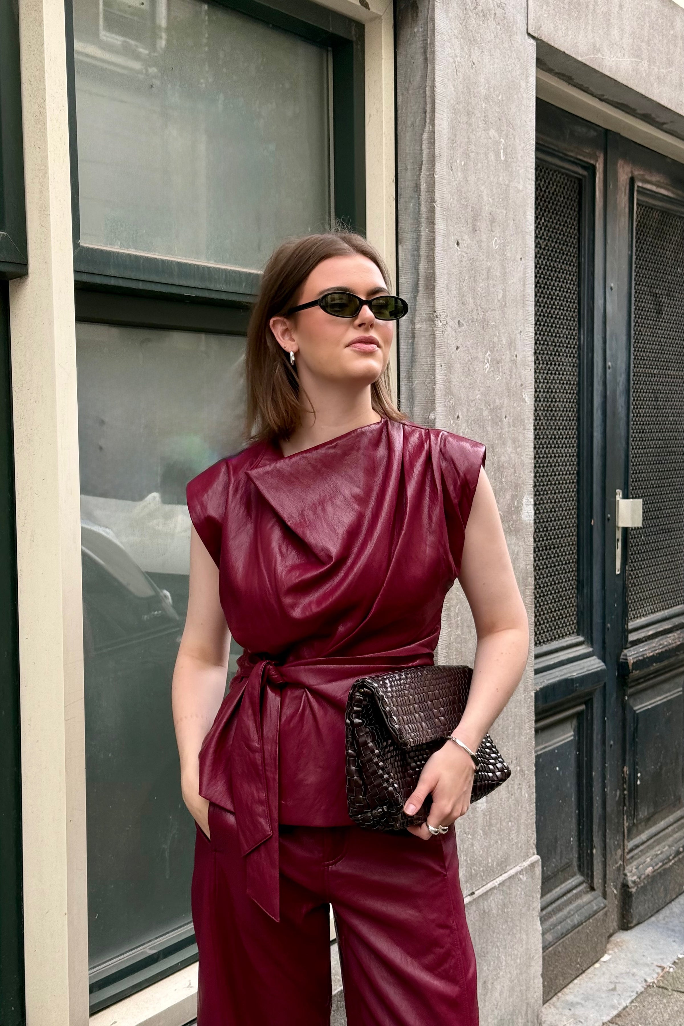 GittCC Pleat Top - Rood