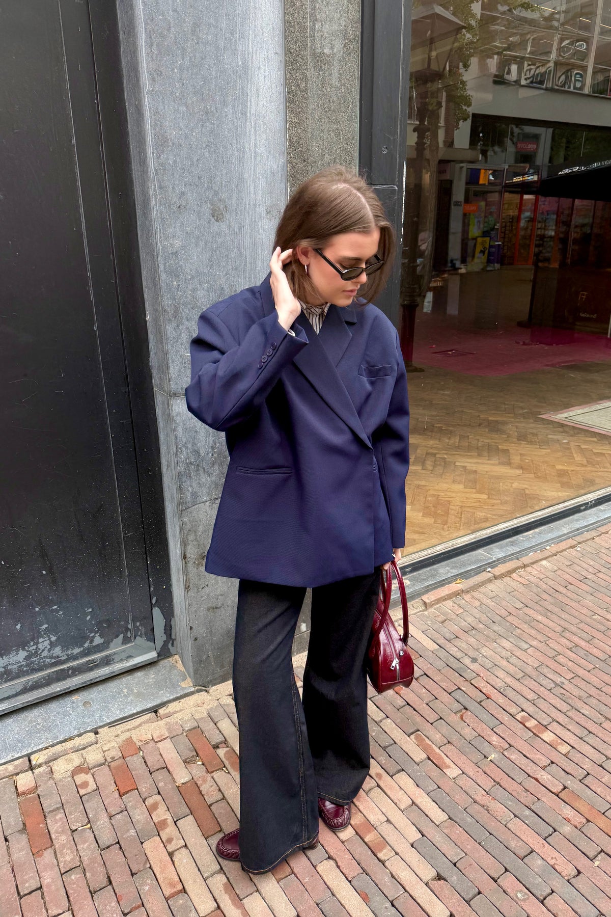 Jasmin Blazer - Donker Blauw