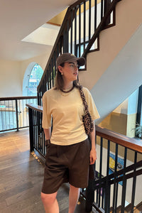 Asha Boxy T-Shirt - Butter Yellow