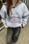 Chelsea Cropped Sweater - Grijs