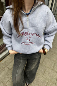 Chelsea Cropped Sweater - Grijs