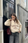 Chelsea Cropped Sweater - Crème