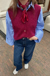 BiancaCC Cuff Blouse - Pale Blue