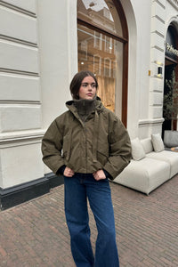 The Queen Parka - Olijf Groen