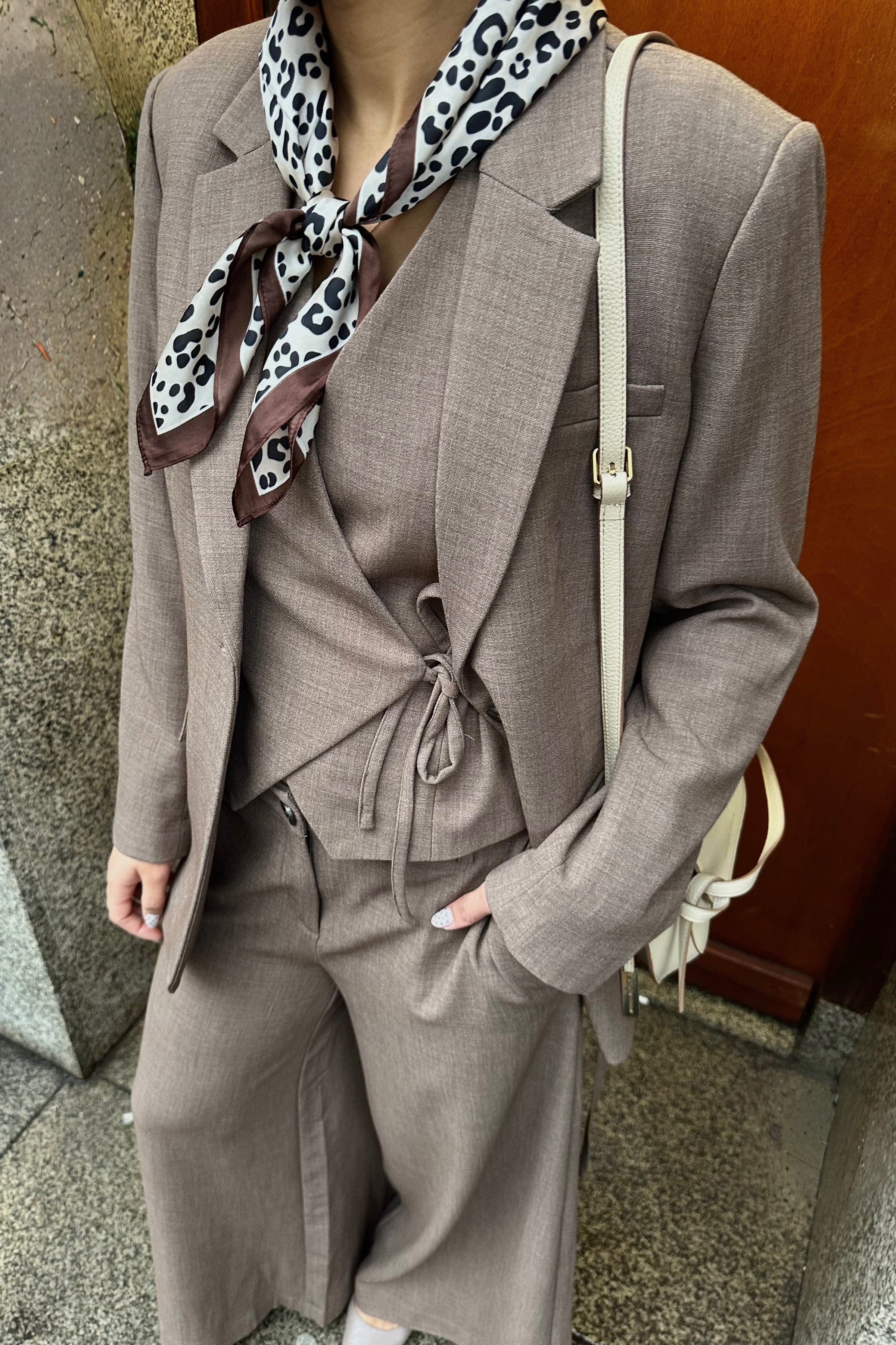 MSCHDarina Gilet - Bruin