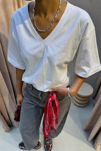 ZengaCC T-Shirt V-neck - Wit