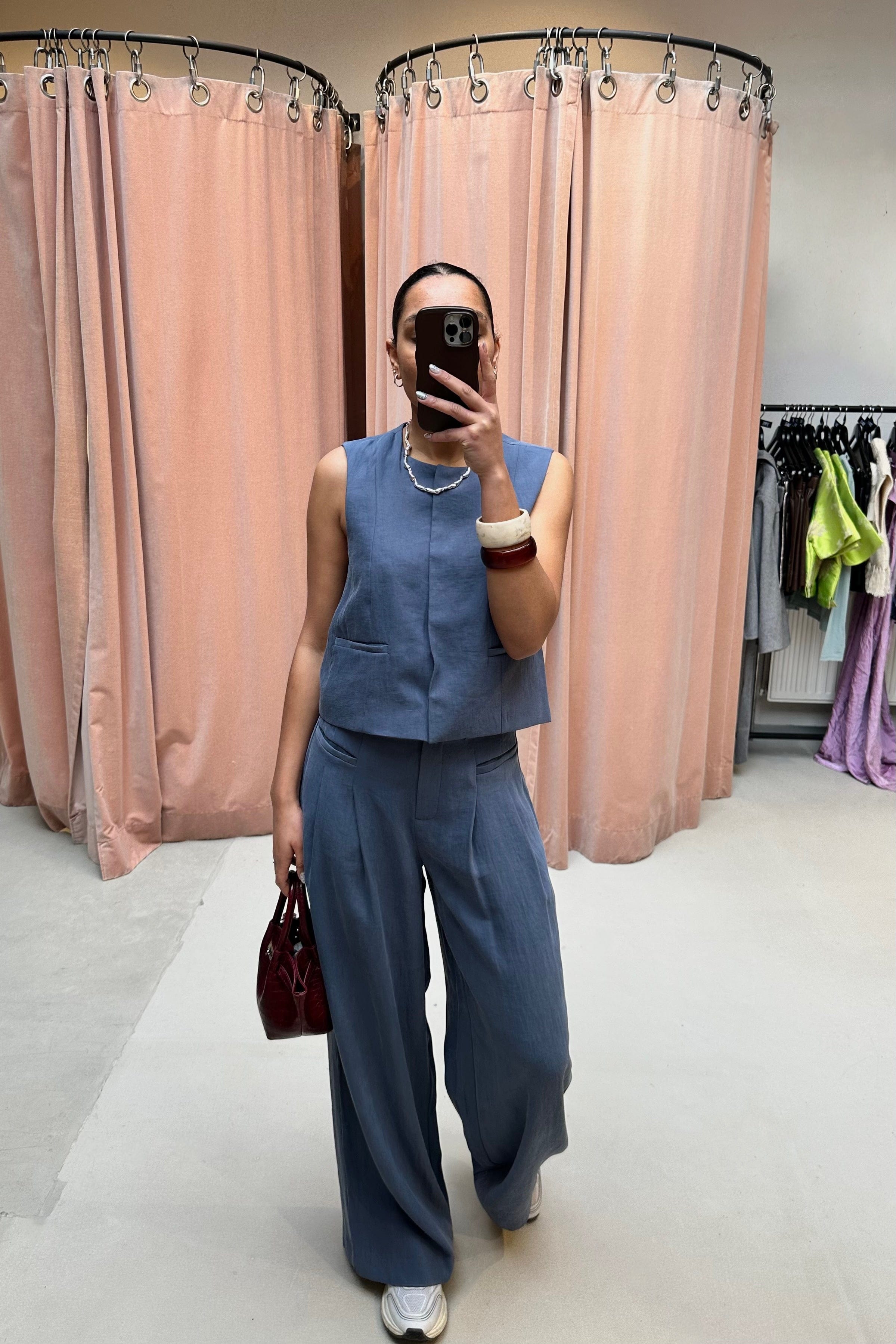 MSCHFrode Waistcoat - Blauw